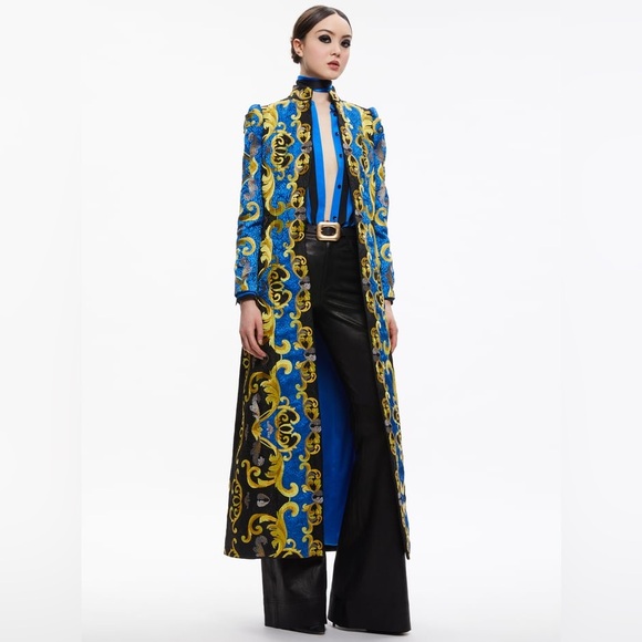 ALICE + OLIVIA THOMAS EMBROIDERED COAT - Picture 3 of 16